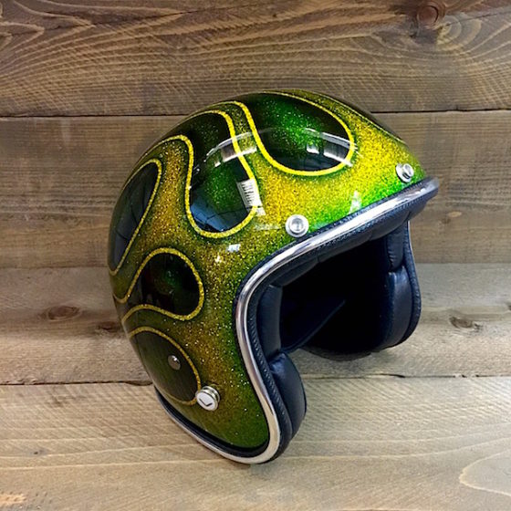 Flames Acid Green