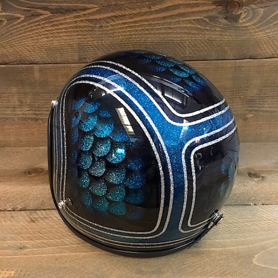 Fish Scales Teal & Blue