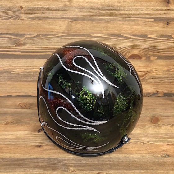 Skulls & Flames 2014 Green and Orange