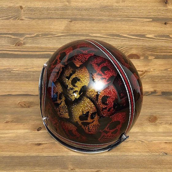 Skulls 2014 Red and Gold