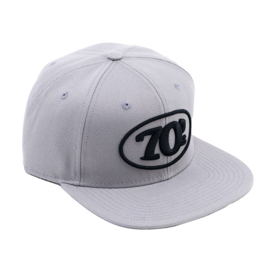 Cap 70's Snap5 Grey