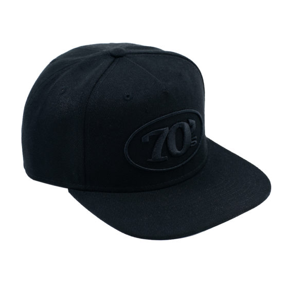 Cap 70'S Snap5 Total Black