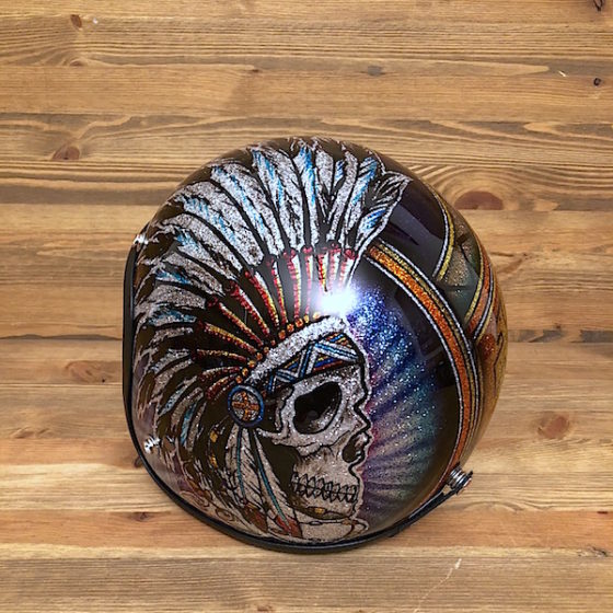 "Skull Indian"with Symbols