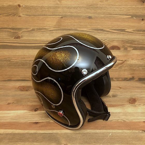 Flames 2014 Solid Black and Gold