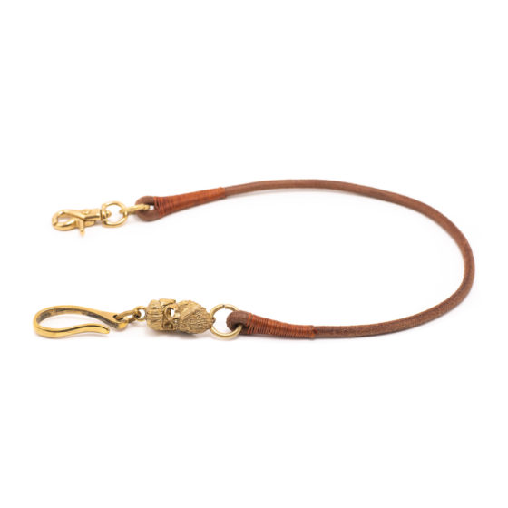 Corda Marrone Chiaro Portafoglio con Accessorio
