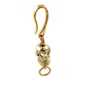 Casque à barbe avec crâne