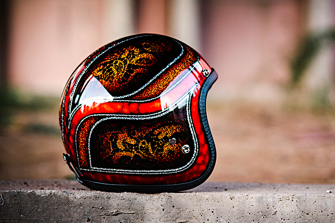 Customized Open Face Helmets | 70's Helmets