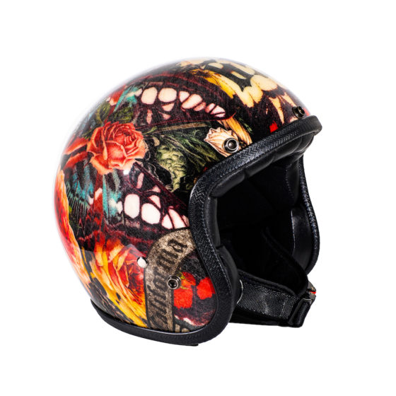 Casco Ruderiders Skull & Roses