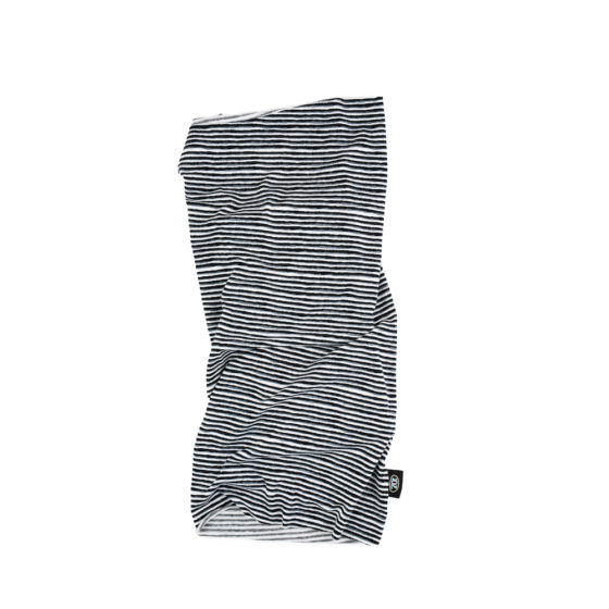 Scaldacollo Black Slim Stripes
