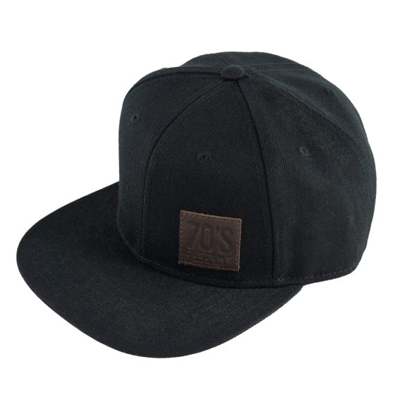 Cap 70's Snap6 Total Black