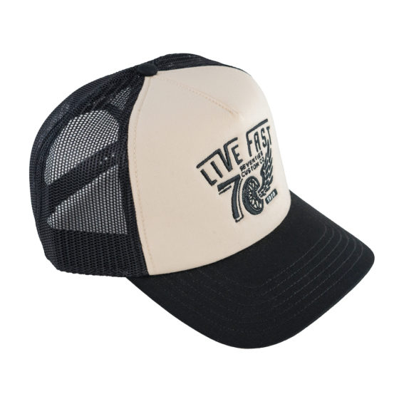 Cap 70's Trucker Live Fast