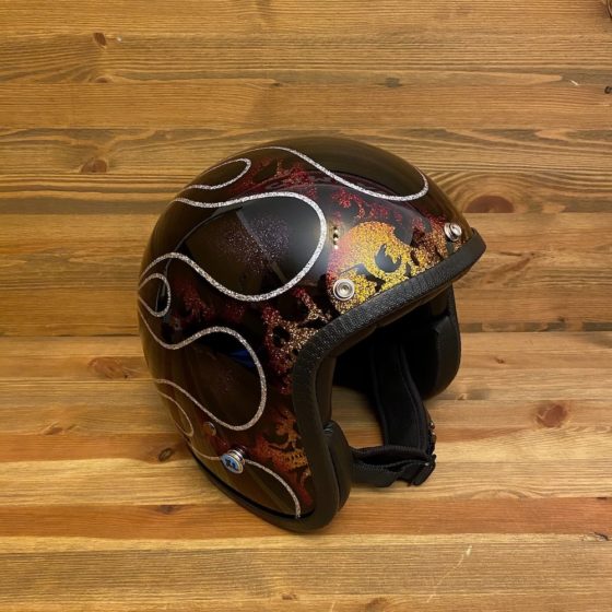 Skulls & Flames 2015 Black and Dark Gold