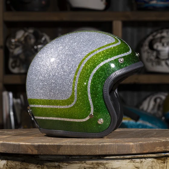 Vintage Custom 3 Bands Silver & Green Tones