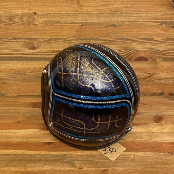 Kustom Multi Lines Blue, Light Gold And Orange
