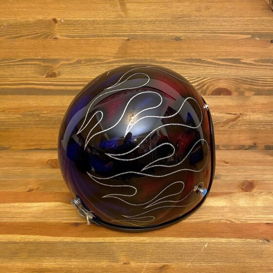 Kustom Flames Dark Red and Dark Blue