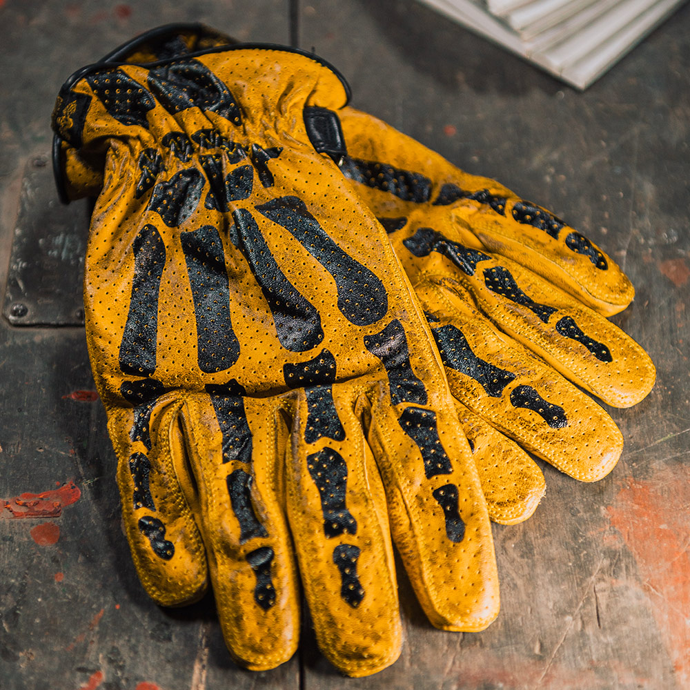 Yellow motorcycle hotsell gloves