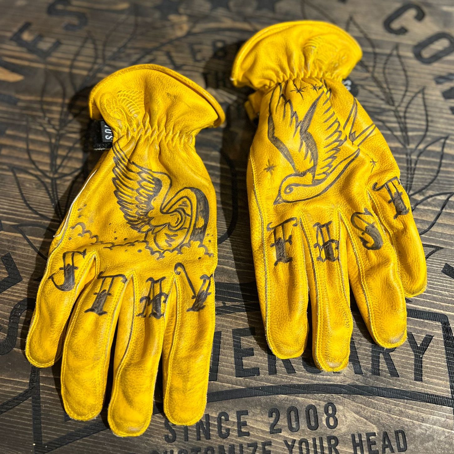 Vintage motorcycle sales gloves for sale