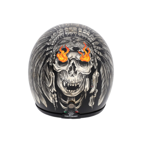 Indian Skull & Fire