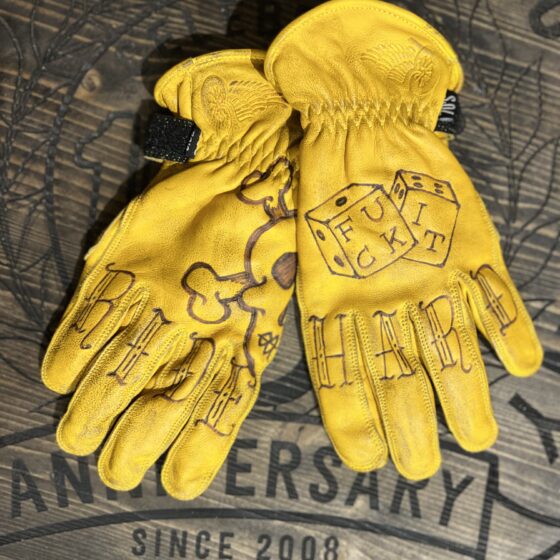 Ride Hard - Guanti Customized in pelle