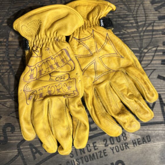 Death or Glory - Guanti Customized in pelle