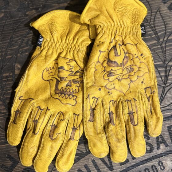 Fuck Loud - Guanti Customized in pelle