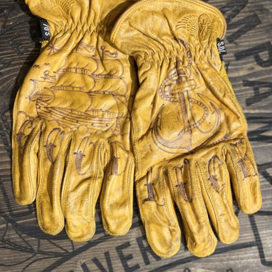 Good Luck #3- Guanti Customized in pelle