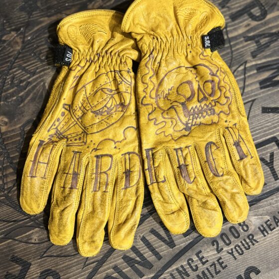 Hard Luck- Guanti Customized in pelle