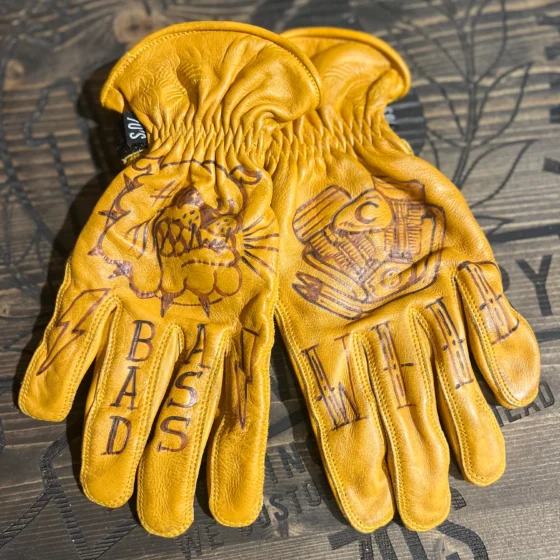 Wild Bad Ass - Guanti Customized in pelle