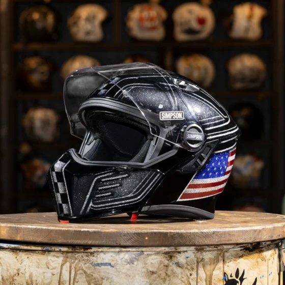 Simpson mod. Darksome - Skull & USA Flag