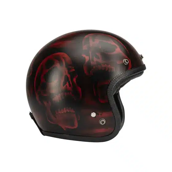 Big Skulls Mat Red